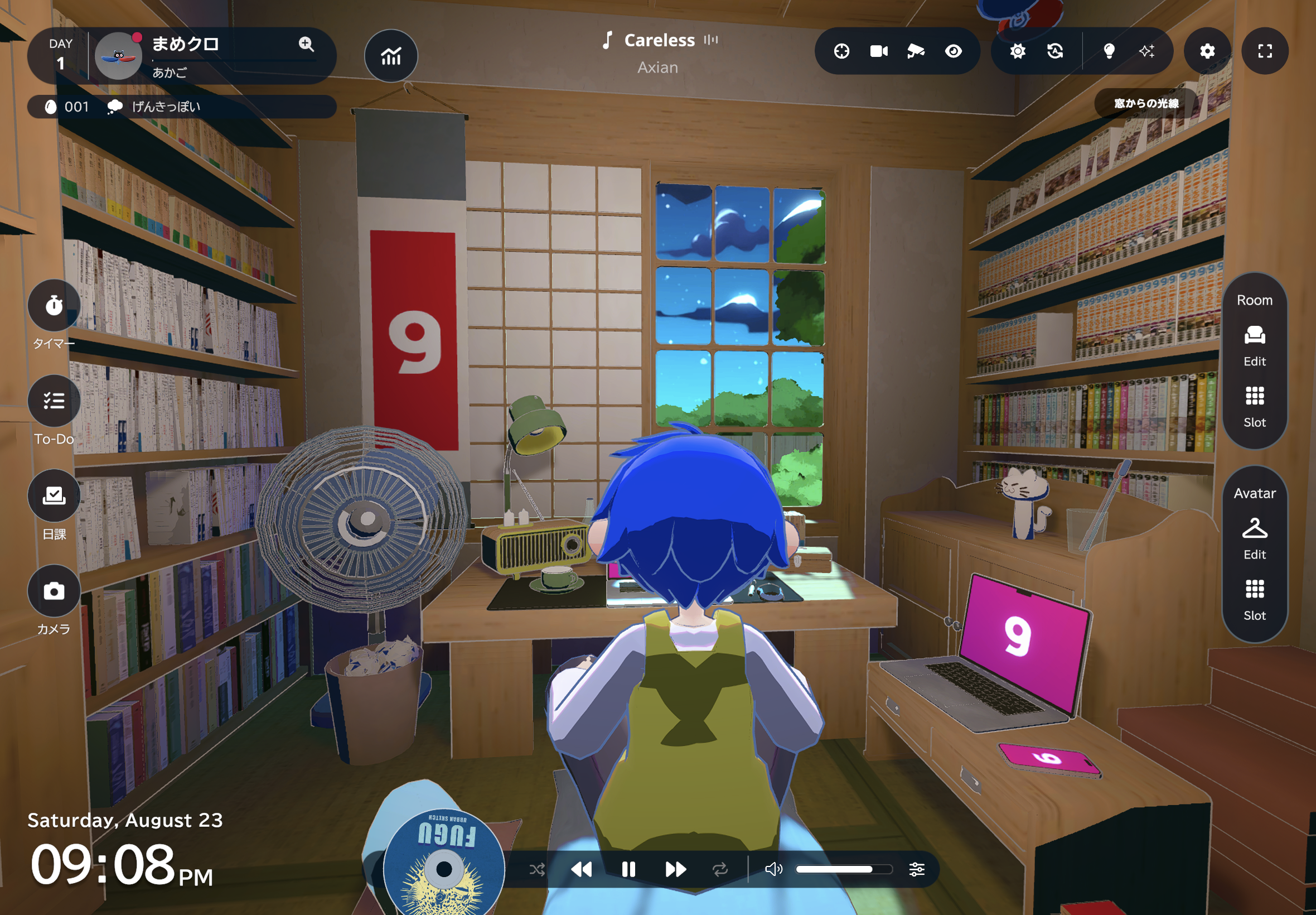 goghのプレイ画面